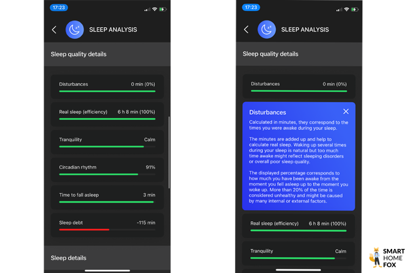 circular ring suivi sommeil